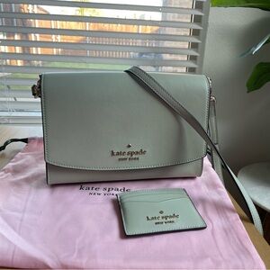 Kate Spade Madison Small Flap Crossbody + cardholder
